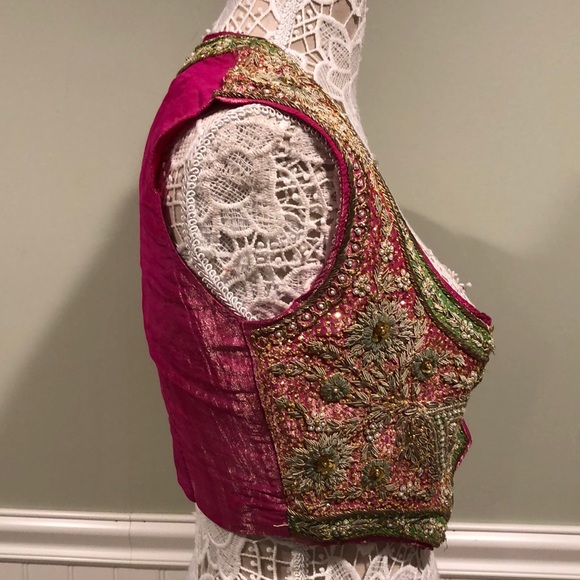 Stunning Vintage Beaded Boho Chic Festival Vest - Picture 3 of 12